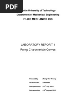 Pump Curve Lab Report