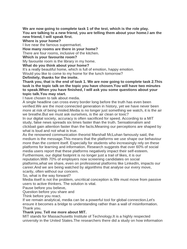 Audio Script | PDF | News | Communication