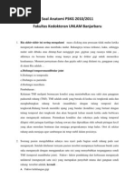 Download soal anatomi dokter gigi by wendafitriatinoor SN103573017 doc pdf