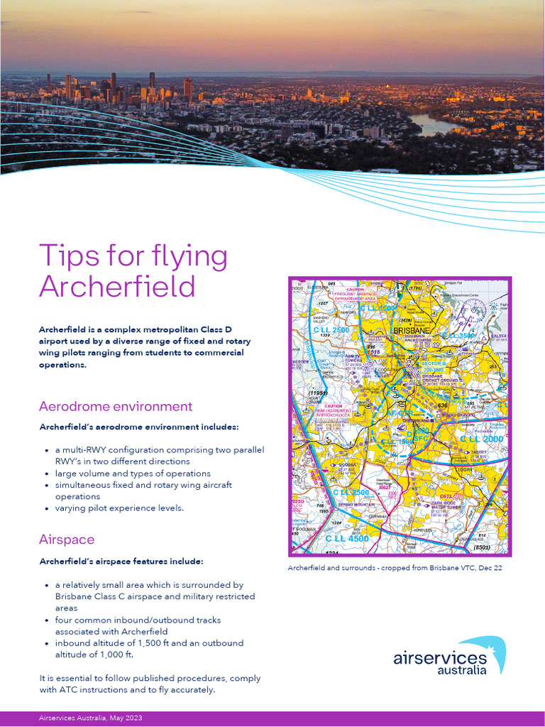 16-106FAC_Tips-for-flying-at-Archerfield_WEB | PDF | Air Traffic ...