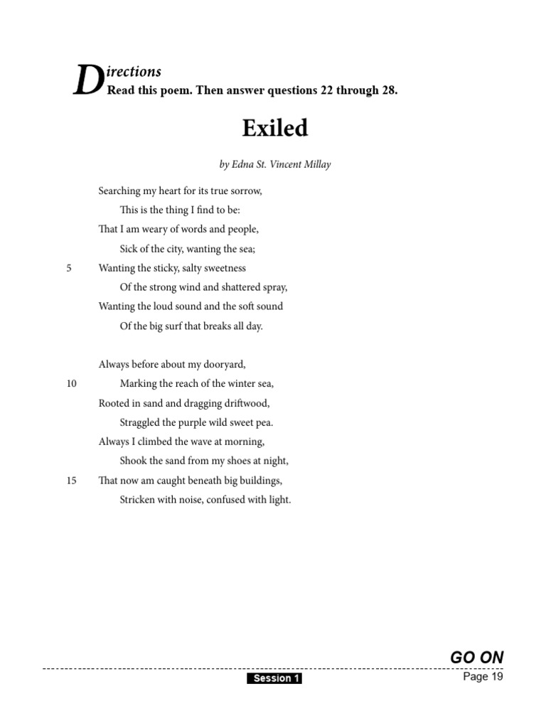 Exiled Poem | PDF
