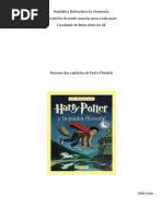 Harry Potter: Resumo da Pedra Filosofal | PDF | Harry Potter | J.K. Rowling