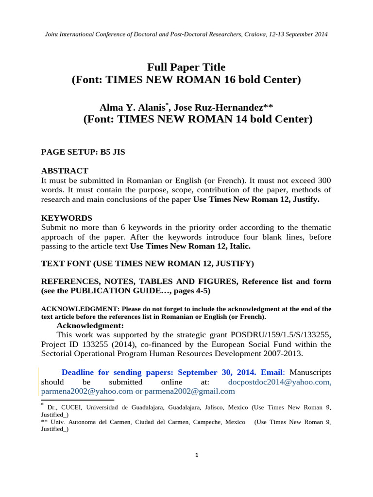 Conference Paper Template | PDF