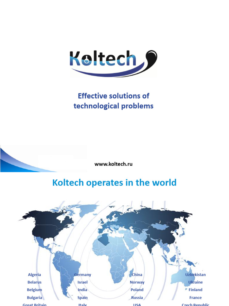 Koltech - 01 | PDF | Oil Refinery | Oil