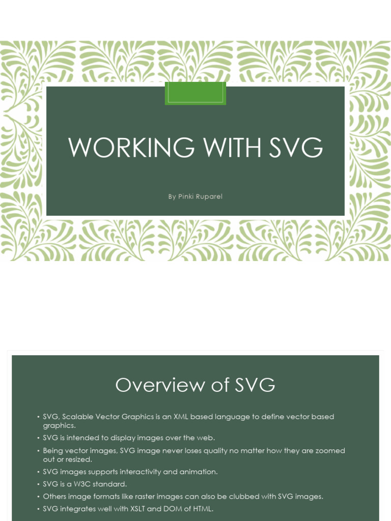 Unit 3 Working With SVG-1 | PDF | Graphics | Computer Graphics