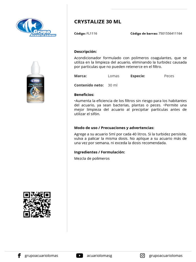 Crystalize 30 Ml | PDF
