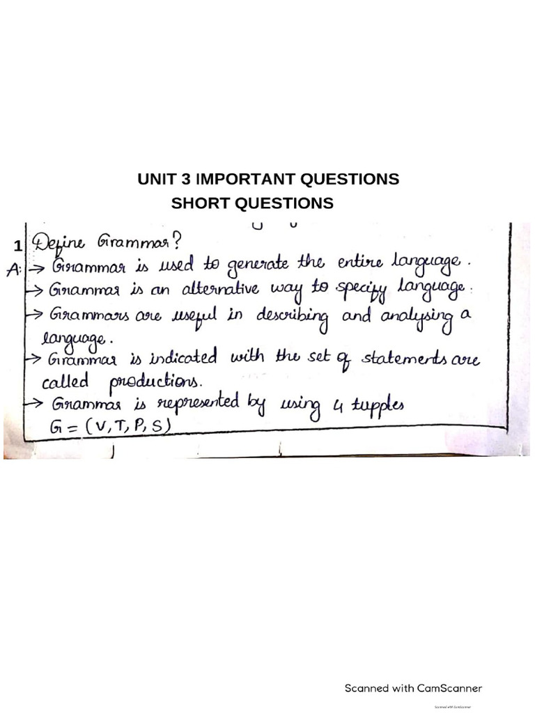 Flat Unit 3 Important Qa | PDF