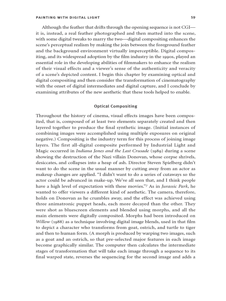 Digital Visual Effects in Cinema the Seduction of ... +-++-+ %28CHAP T ...