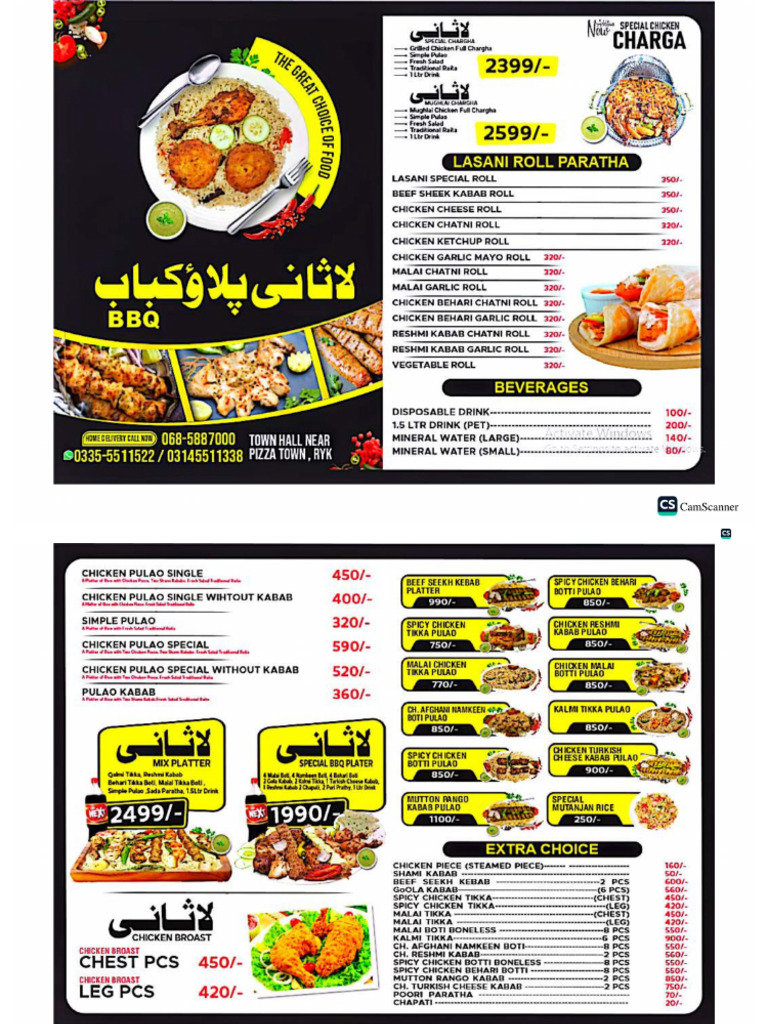 Lasani Pulao & Kabab(1) | PDF