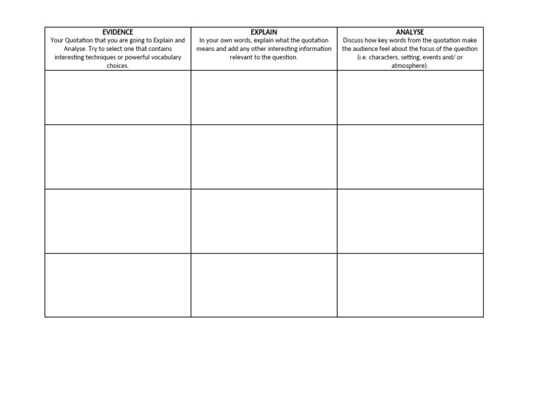 EEA table | PDF