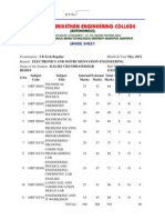 Reddy 11121a1044 S.No Subject Code Subject Title Internal Marks External Marks Total Marks Grade Point Grade Credits