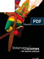 Intervenciones en Teoria Cultural-eduardo Restrepo