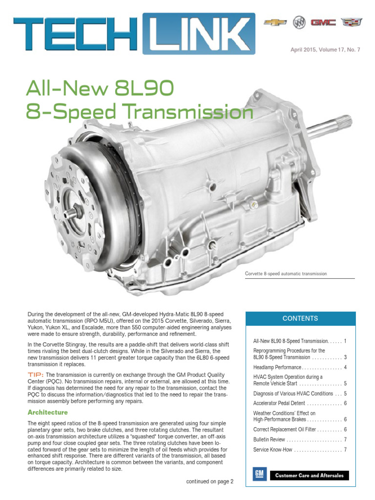 Tech Link 2015 Apr 01 | PDF | Industries | Chevrolet