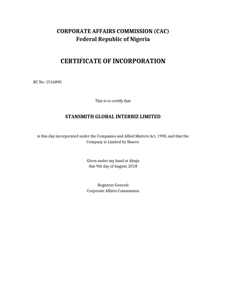 CAC Certificate Redesign | PDF
