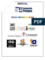 Nota Prensa Festdivq 2012