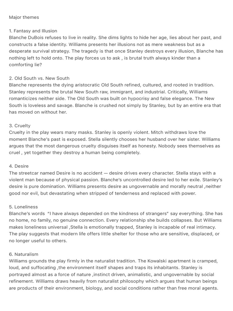 Major Themes | PDF