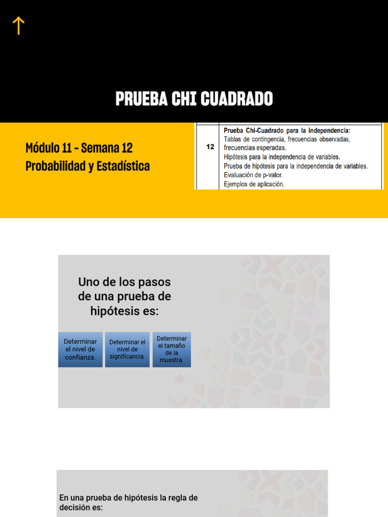 Modulo 11 Chi Cuadrado 2023 2 | PDF | Distribución Cuadrada Chi
