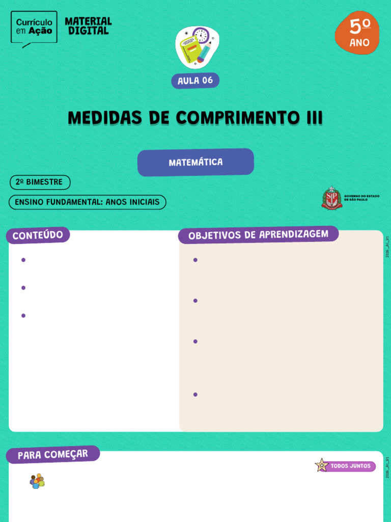 Medidas de Comprimento | PDF | Medição | Metro