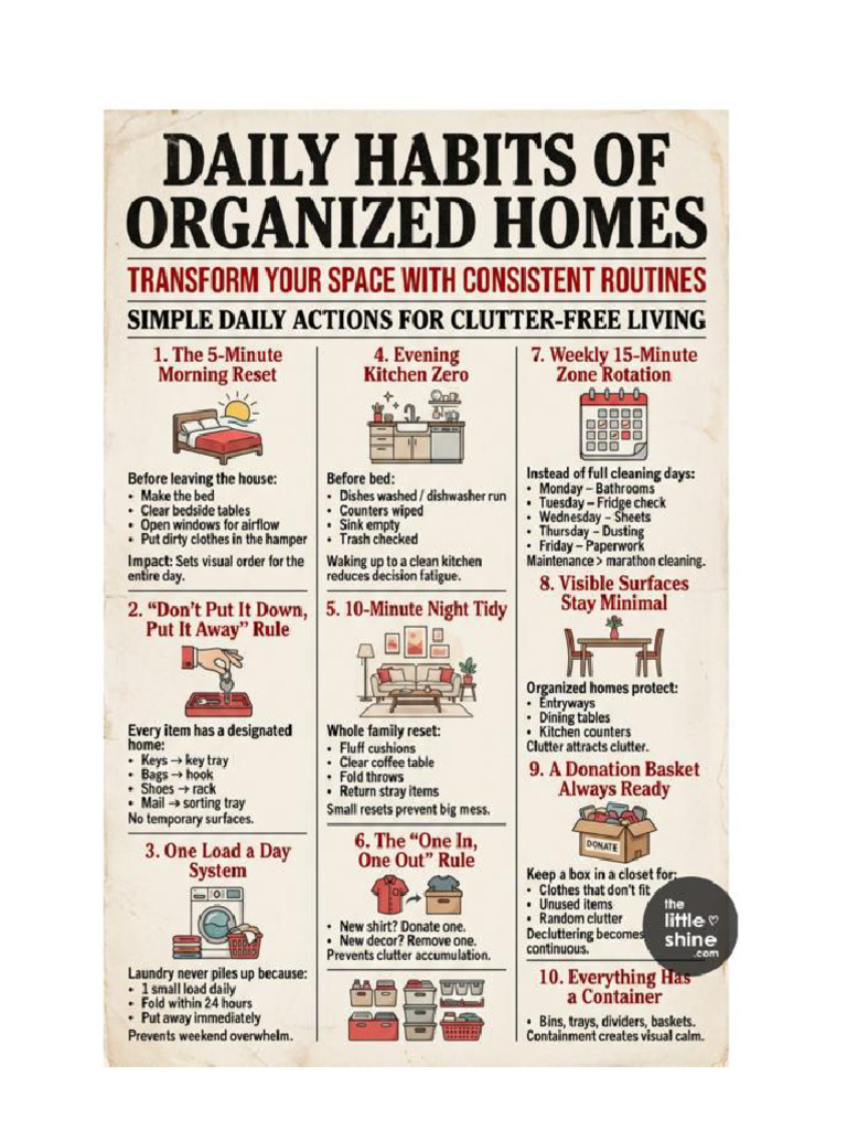 Cleaning Habits | PDF