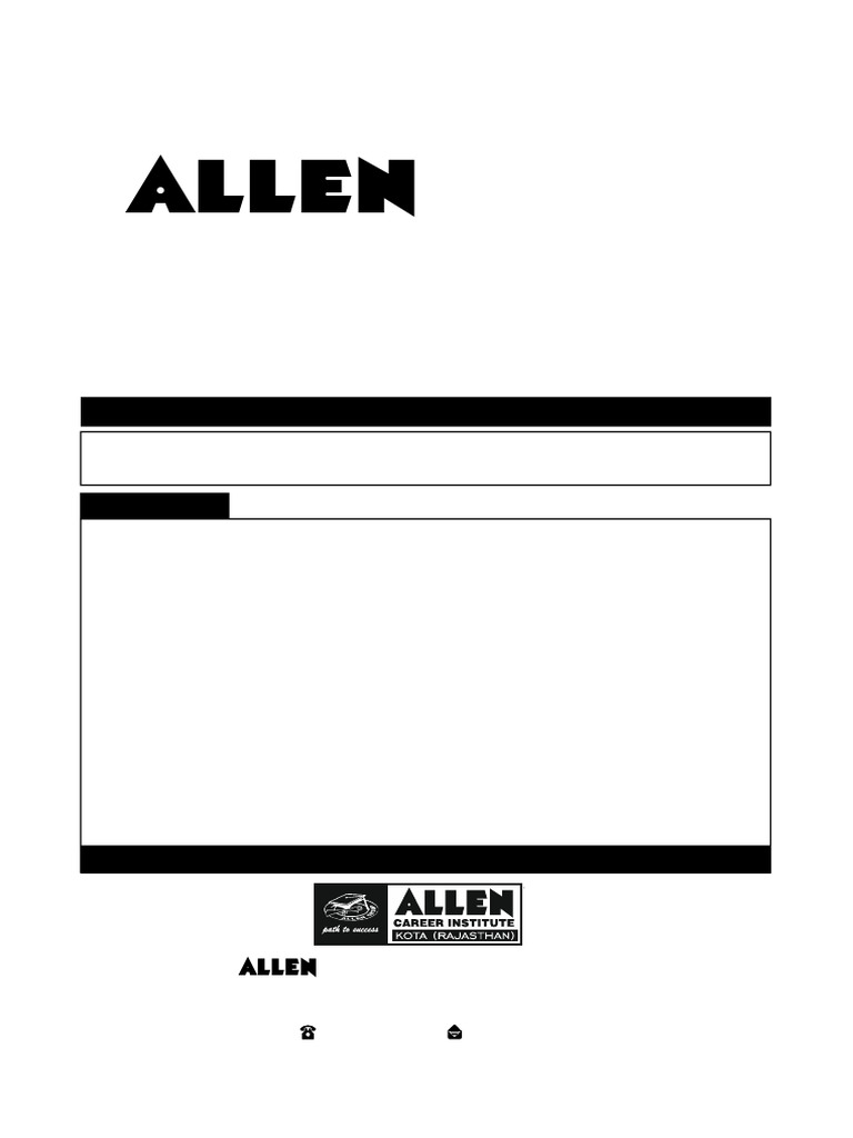 Allen Screening Test | PDF | Quadratic Equation | Polynomial