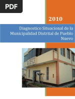 Diagnóstico Situacional Municipalidad Distrital de Pueblo Nuevo