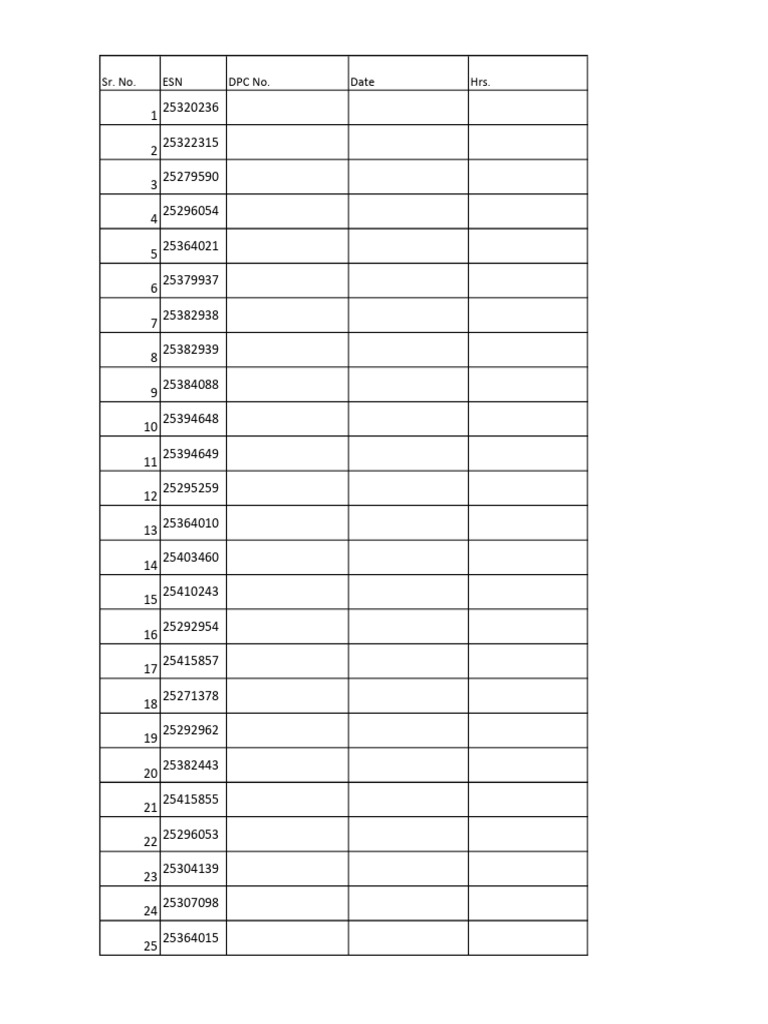 DMU General Checkup List 24 March 26 | PDF