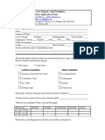 Volunteer Application Form 2012-13