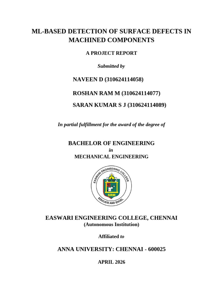 MLME Report Template | PDF | Support Vector Machine | Machine Learning