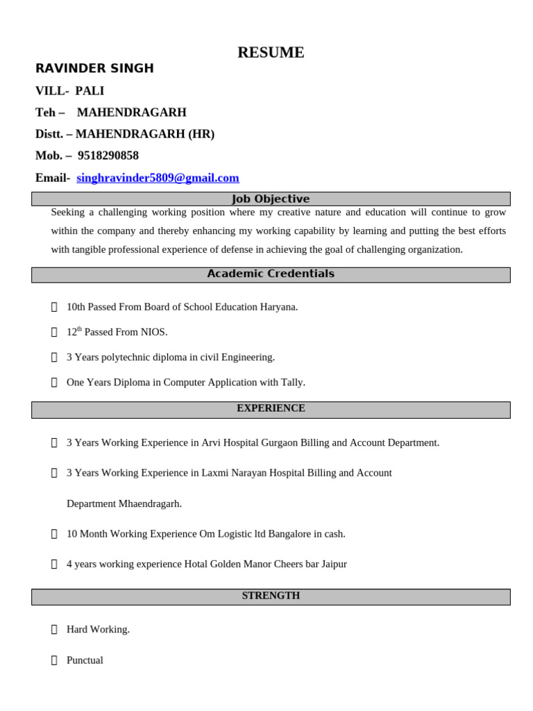 Ravinder Singh.docx Bar | PDF