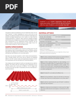 IBR Roof Sheeting Specifications Guide | PDF | Roof | Engineering Tolerance