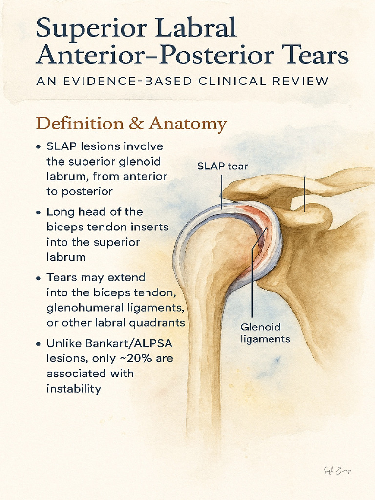 SLAP Tears Evidence Based Insights 1767785029 | PDF