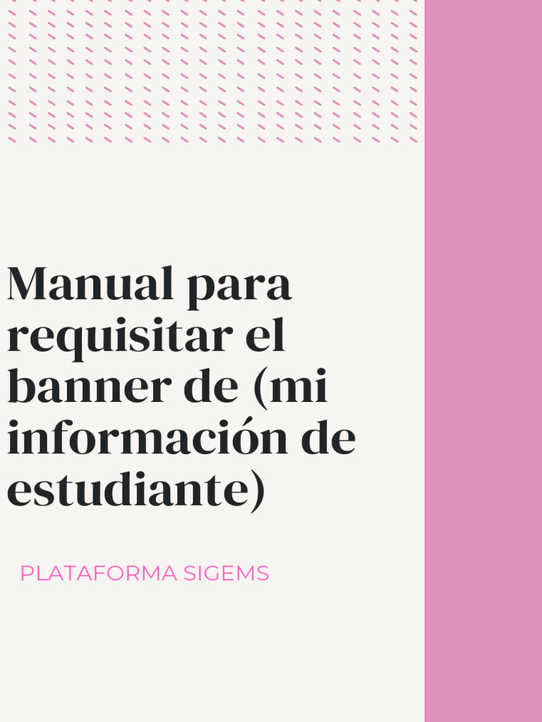 Manual Requisitar El Banner Sigems | PDF | Informática