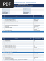 Pipe Haunching Inspection Checklist | PDF | Pipe (Fluid Conveyance)