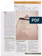 Building Green Hospitals Checklist