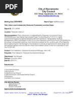 Urban Land Institute Railyards Report