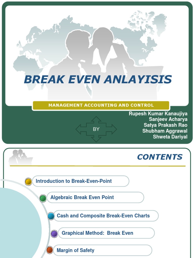 Break-Even Analysis in Management Accounting | PDF | Management ...
