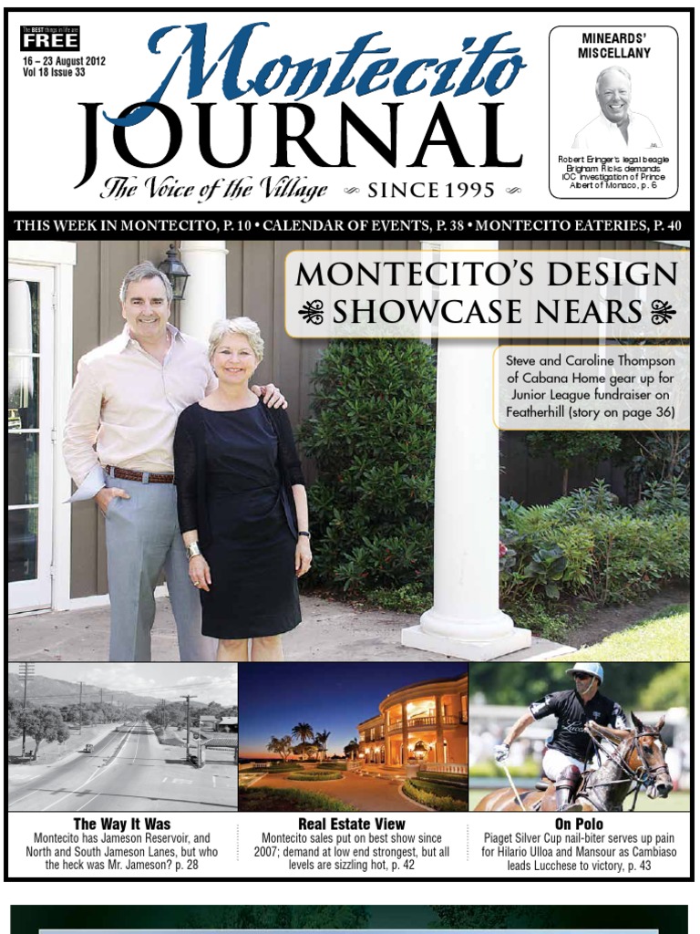 Montecito's Design Showcase Nears | PDF | Resort | Verizon Communications