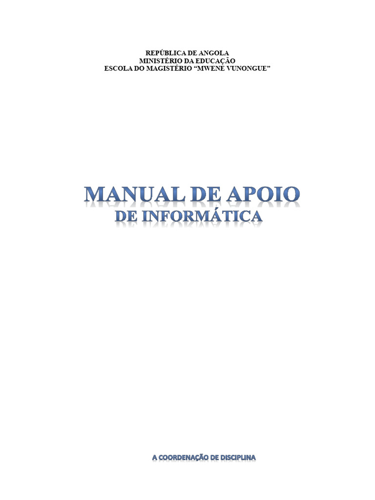 Manual de Informatica - 2025-2026 | PDF