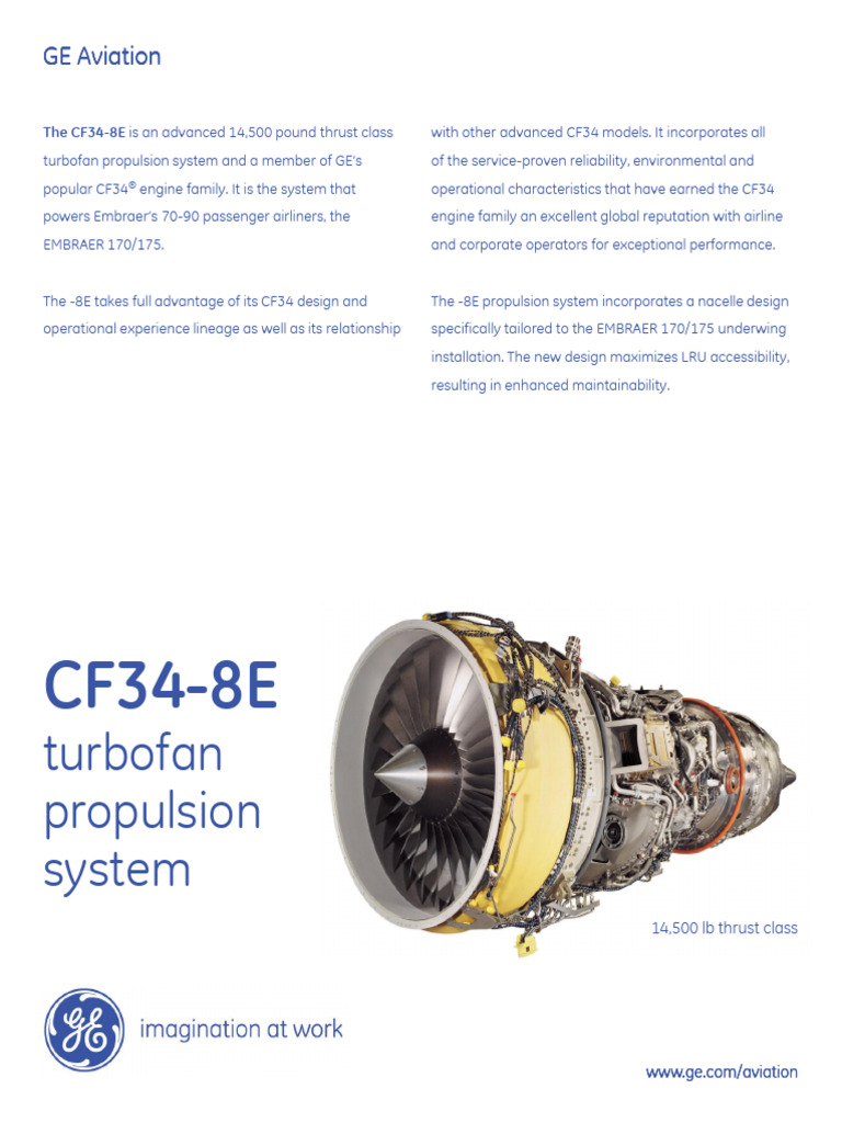 datasheet-CF34-8E | PDF | Machines | Aviation