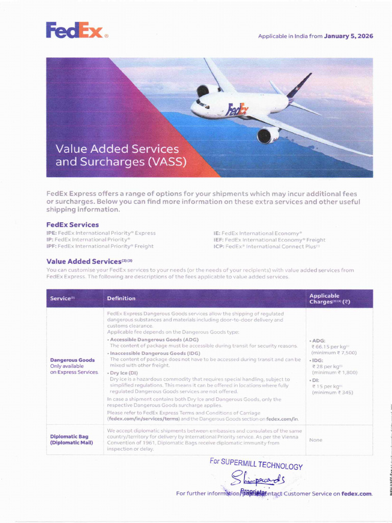 Fedex Meisa Vass Exp en in | PDF