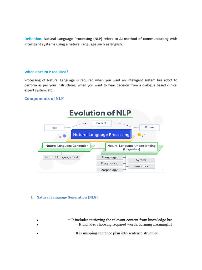 6. Natural Language Processing (NLP) | PDF | Parsing | Semantics