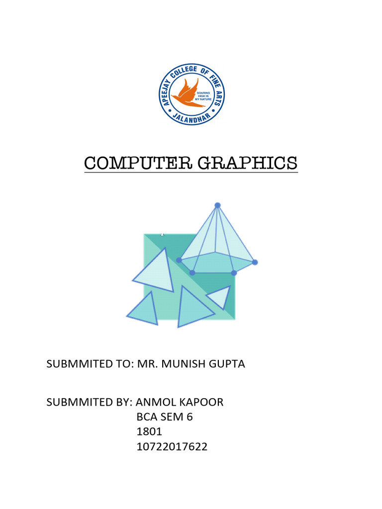 Computer Graphics Front | PDF