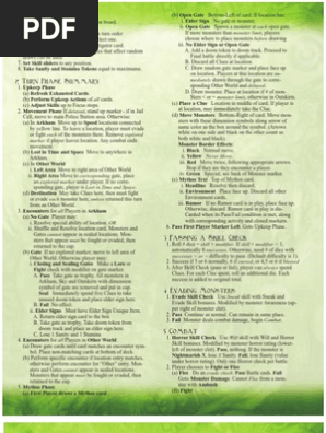 arkham horror card game rules pdf Compiled Rules Reference