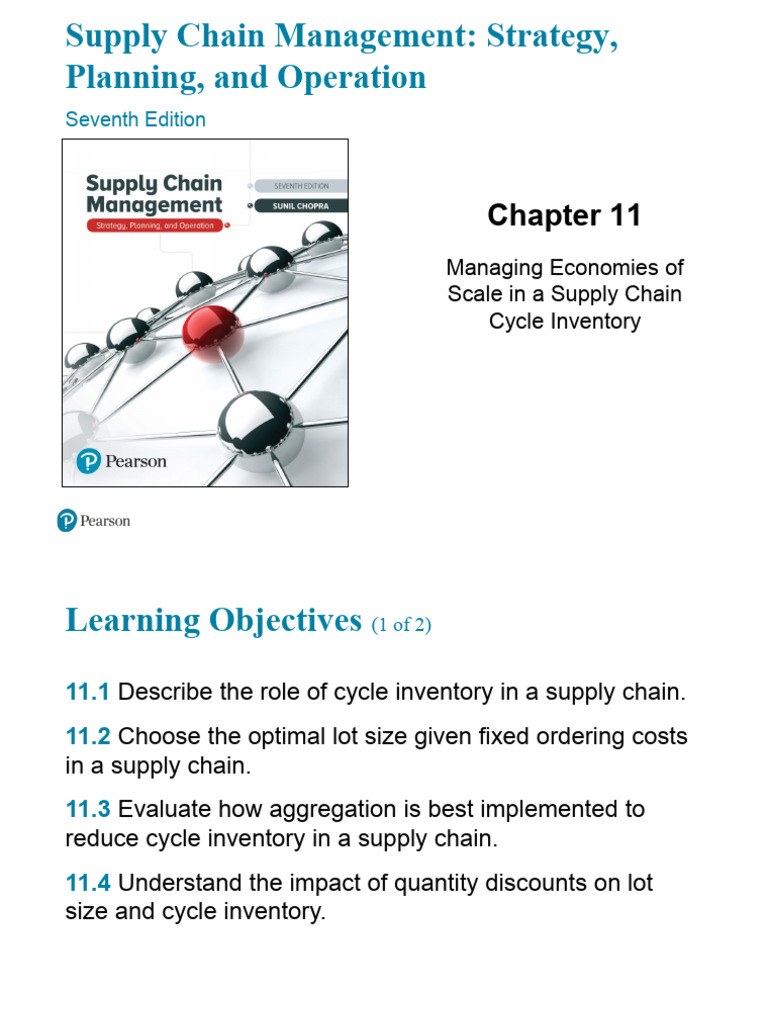 Cycle Inventory | PDF | Inventory | Supply Chain