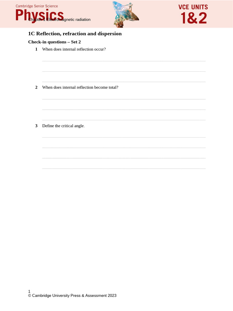 Check in Questions Set 2 3 | PDF