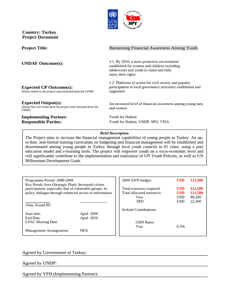 00058394-PPMVisa Project Document | PDF | Capacity Building | United ...