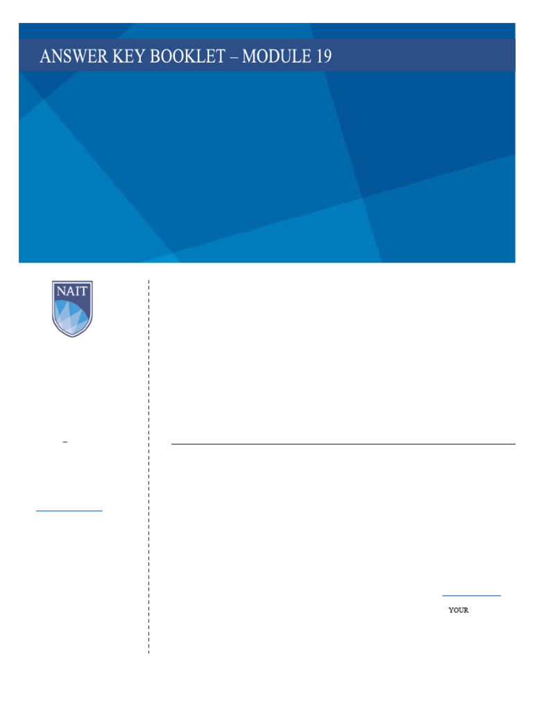 Module 19 - Answer Key - 2021 Update | PDF | Electrical Wiring | Fuse ...
