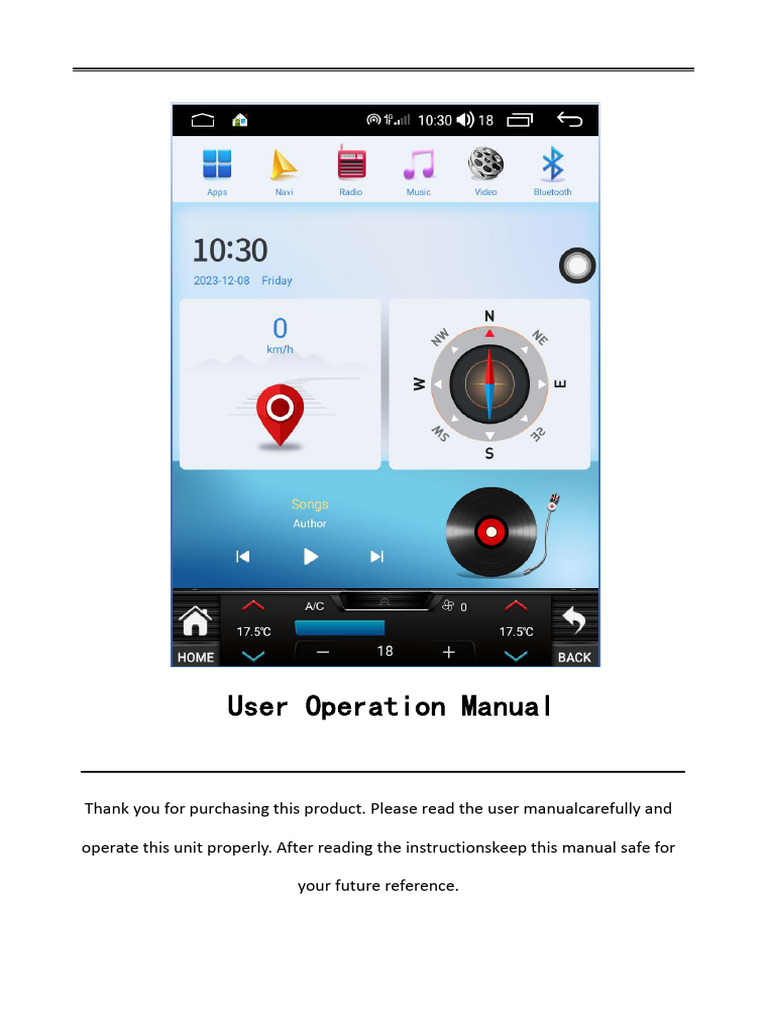 Manual usuario radio android | PDF | Bluetooth | Icon (Computing)