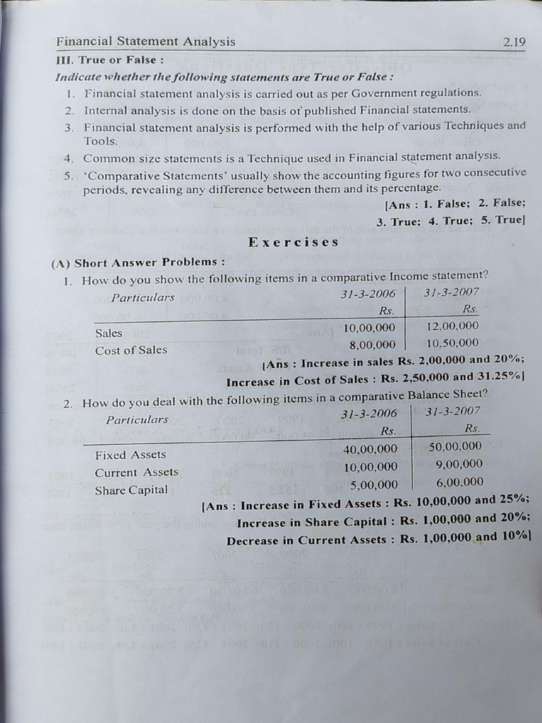 Management Accounting | PDF | Balance Sheet | Income Statement
