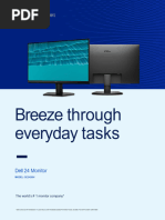 Dell 24 Monitor p2425h Datasheet | PDF | Computer Monitor | Recycling